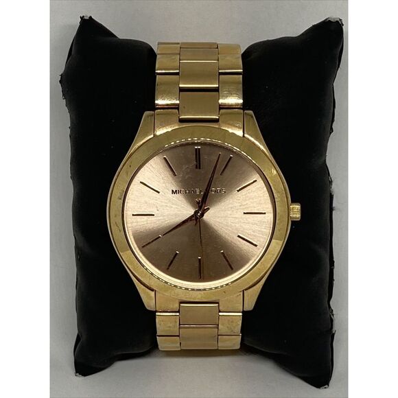 Michael Kors Runway MK3197 Womens Stainless Steel Analog Dial Quartz Watch EY321 - Picture 3 of 12